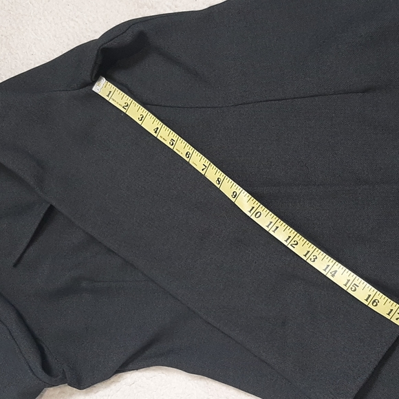 Women's Blazer Size 13 BYER TOO CALIFORNIA grey and black color Herringbone - Picture 12 of 12